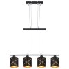 Suspension Globo BEMMO Noir, 4 lumières