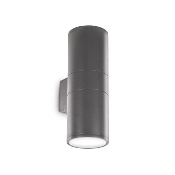 Applique murale d'extérieur Ideallux GUN Anthracite, 2 lumières