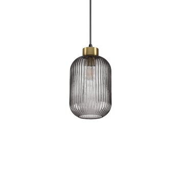 Suspension Ideallux MINT-1 Noir, 1 lumière