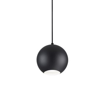 Suspension Ideallux MR Noir, 1 lumière