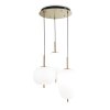 Suspension Ideallux UMILE LED Laiton, Noir, 1 lumière