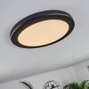 Panneau LED Canditas Noir, 1 lumière