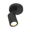 Spot de plafond Steinhauer Upround LED Noir, 1 lumière