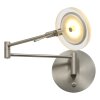 Applique murale Steinhauer Turound LED Acier inoxydable, 1 lumière