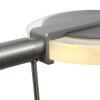 Applique murale Steinhauer Turound LED Acier inoxydable, 1 lumière