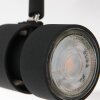 Plafonnier Steinhauer Natasja LED Noir, 2 lumières