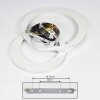 Plafonnier Baiyin LED Chrome, 1 lumière