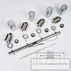 Suspension Dulcita Nickel mat, 4 lumières