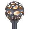 Borne lumineuse Globo HILARIO Anthracite, 1 lumière