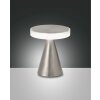 Lampe à poser Fabas Luce Neutra LED Nickel mat, 1 lumière