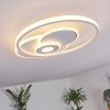 Plafonnier Panchita LED Blanc, 1 lumière, Télécommandes