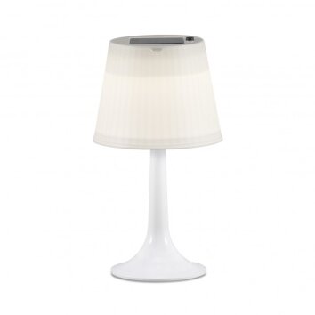 lampe solaire Konstsmide Assisi LED Blanc