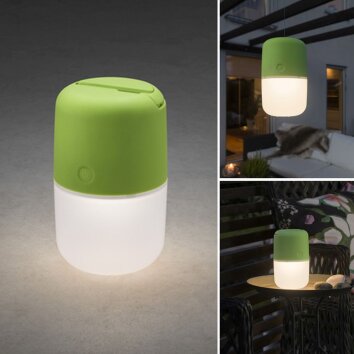 lampe solaire Konstsmide Assisi LED Vert, 1 lumière