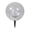 boule lumineuse Globo Solar LED Noir, 30 lumières