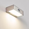 Applique murale d'extérieur LED Nickel mat, 1 lumière