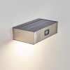 Applique murale d'extérieur LED Nickel mat, 1 lumière