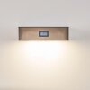 Applique murale d'extérieur LED Nickel mat, 1 lumière