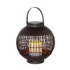 Lampe solaire Globo DON LED Noir, 1 lumière