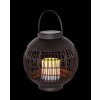 Lampe solaire Globo DON LED Noir, 1 lumière