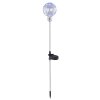 lampe solaire Globo LED Argenté, 1 lumière, Changeur de couleurs