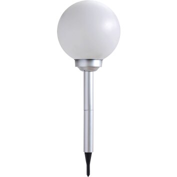 lampe solaire Globo SOLAR LED Argenté, 2 lumières