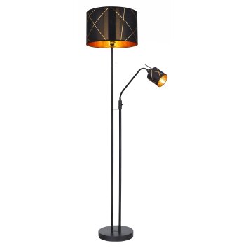 Lampadaire Globo BEMMO Noir, 1 lumière