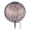 lampe solaire Globo LED Argenté, 1 lumière