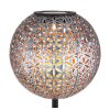 lampe solaire Globo LED Argenté, 1 lumière