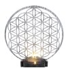 lampe solaire Globo LED Argenté, 2 lumières