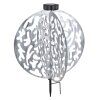 lampe solaire Globo LED Argenté, 1 lumière