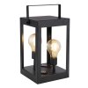 lampe solaire Globo LED Noir, 2 lumières