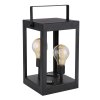 lampe solaire Globo LED Noir, 2 lumières