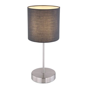 Lampe de table Globo SANNA Nickel mat, 1 lumière