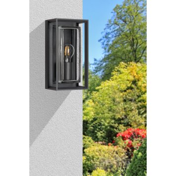 Applique murale d'extérieur LCD 5070 Noir, 1 lumière