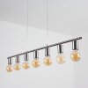 Suspension Tulla Nickel mat, 7 lumières