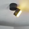 plafonnier extérieur Papagayos LED Anthracite, Blanc, 1 lumière, Changeur de couleurs