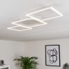 Plafonnier Pourao LED Blanc, 1 lumière