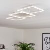 Plafonnier Pourao LED Blanc, 1 lumière