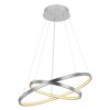 Suspension Globo RALPH LED Nickel mat, 1 lumière