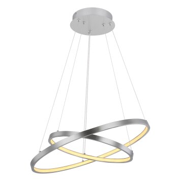 Suspension Globo RALPH LED Nickel mat, 1 lumière