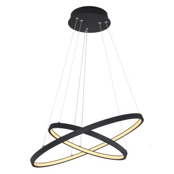 Suspension Globo RALPH LED Noir, 1 lumière