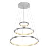 Suspension Globo RALPH LED Nickel mat, 1 lumière