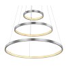 Suspension Globo RALPH LED Nickel mat, 1 lumière