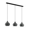 Suspension Eglo TAMALLAT Noir, 3 lumières