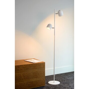 Lampadaire Lucide SKANSKA LED Blanc, 2 lumières