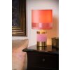 Lampe de table Lucide FRIZZLE Laiton, Rose, 1 lumière