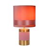 Lampe de table Lucide FRIZZLE Laiton, Rose, 1 lumière