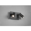 Applique murale d'extérieur Trio Tunga LED Anthracite, 2 lumières