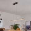 Suspension Mattawan LED Nickel mat, 1 lumière