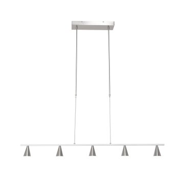 Suspension Steinhauer Vortex Noir, 5 lumières